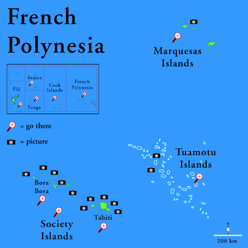 French Polynesia Map