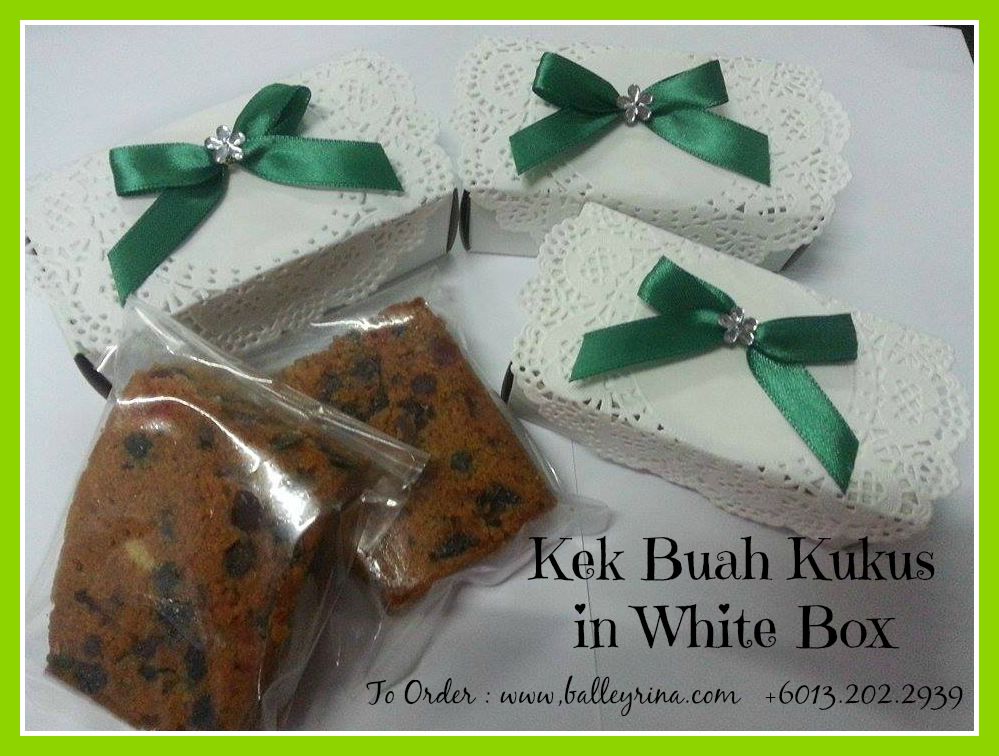 Balleyrina Doorgift & Craft Zone: KEK BUAH KUKUS