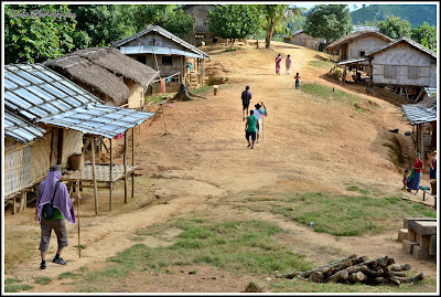 Passing Para Village, Jadipai Water Fall, Keokradong, Bandarban, Bangladesh