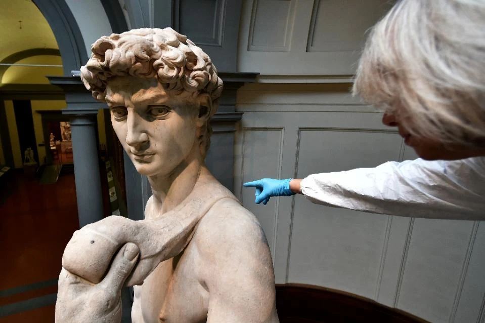 Michelangelo's David gets expensive clean-up