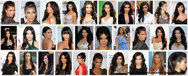 Kim Kardashian Haarfrisuren Bild