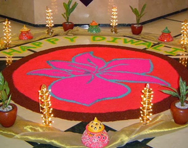 wall decoration ideas online Diwali Decoration Ideas | 609 x 480