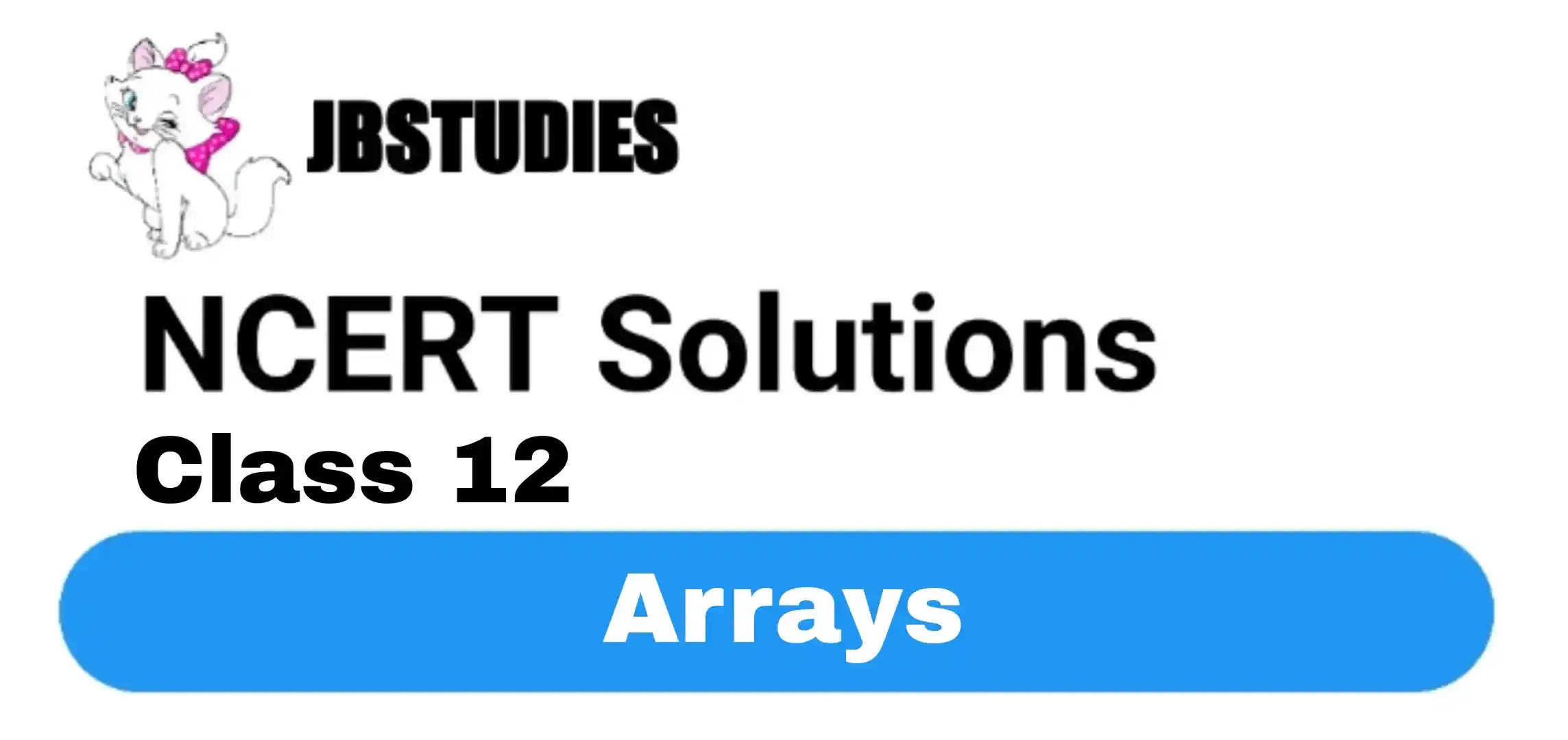 Solutions Class 12 Computer Science (C++) Chapter -8 (Arrays)