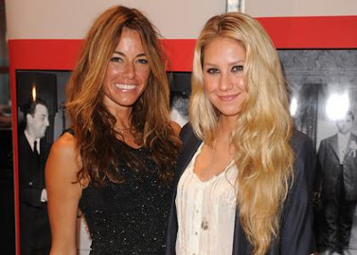 Anna Kournikova and Kelly Bensimon out for 