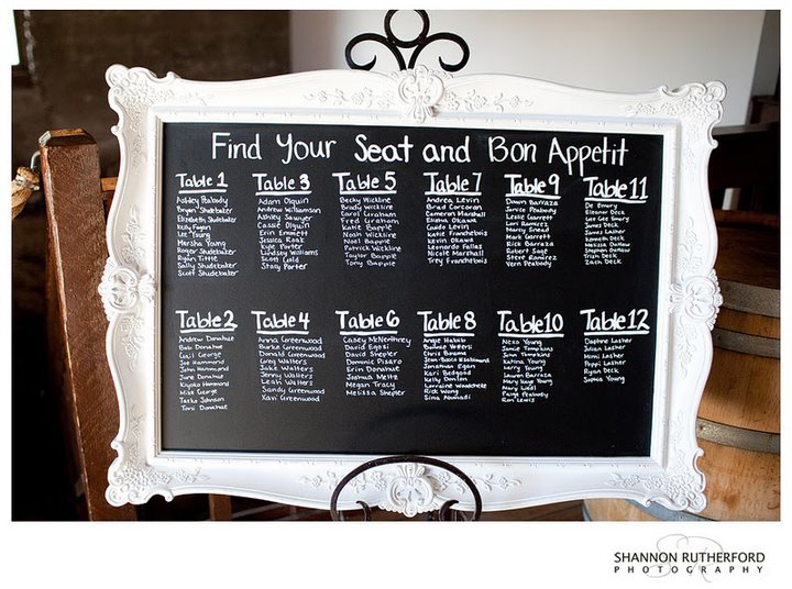 Perfect Wedding Seating Chart The Petal Company recently used one of my 