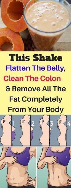 This Shake Flatten The Belly, Clean The Colon and Remove All The Fat Completely From Your Body