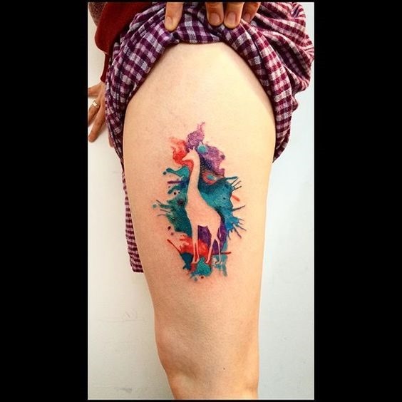 Tatuagens de girafas