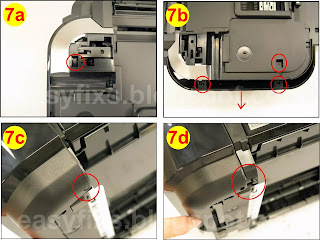 How to disassemble Canon iP4800, iP4810, iP4820, iP4840, iP4850, iP4870, iP4880