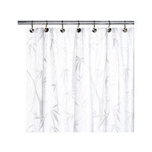 Bamboo Vinyl Shower Curtain6