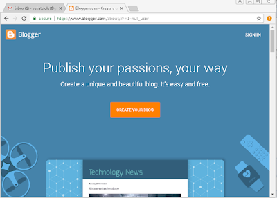 Cara Membuat Blog Menggunakan Blogger