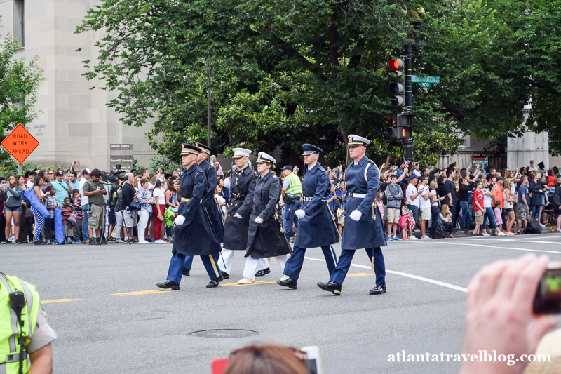 Parade in Washington, DC on July 4