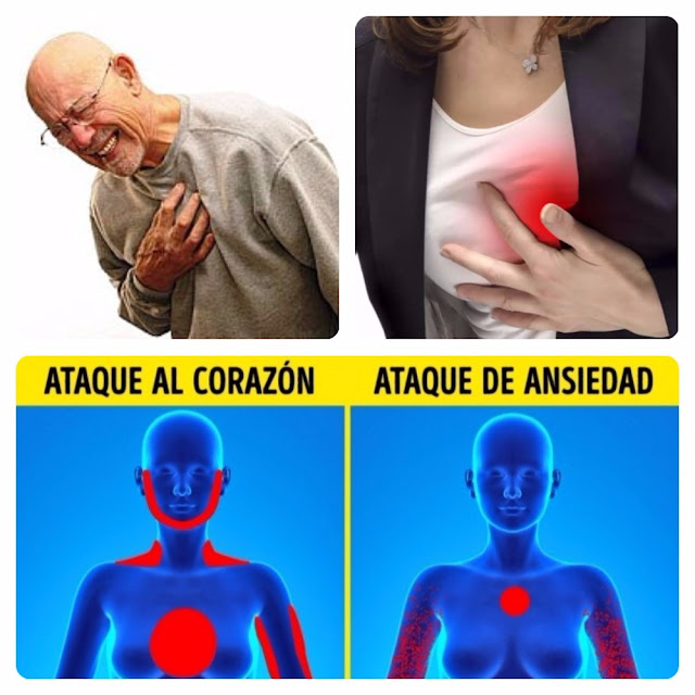 SALUD: Aprenda a diferenciar un ataque de ansiedad de uno cardíaco.