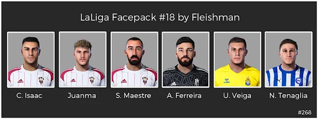 LaLiga Facepack #18 For eFootball PES 2021