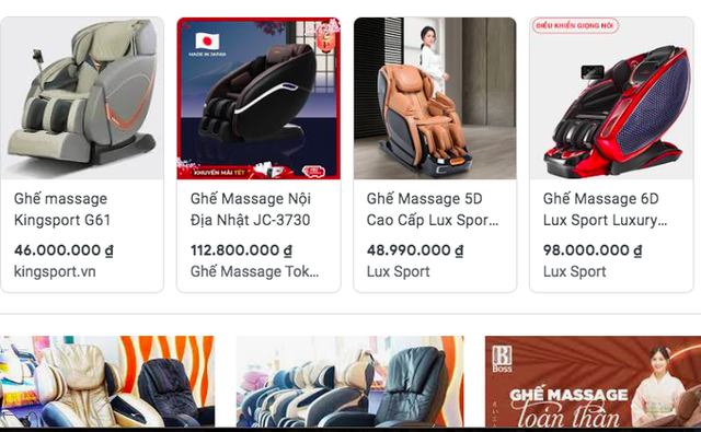 Ghế massage Trung Quốc loạn giá, Bộ Tài chính <a href=