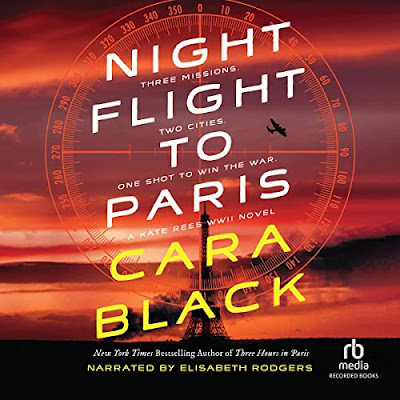 book cover of historical fiction audiobook Night Flight to Paris by Cara Black