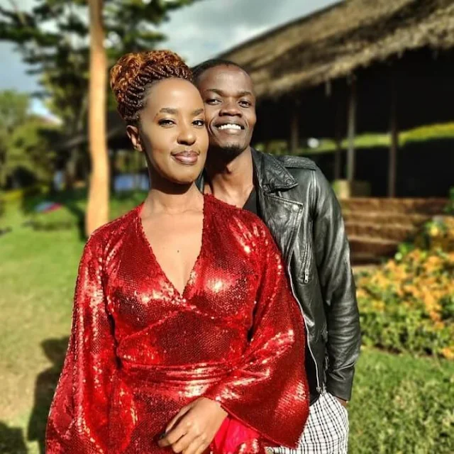 Juliani with his wife Lilian Nganga photo trending news