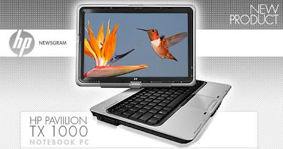 Touch Screen Laptop HP Pavilion tx1000