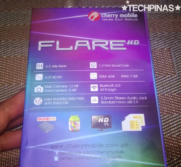 Cherry Mobile Flare HD, Cherry Mobile, Cherry Mobile Quad Core Android Smartphone