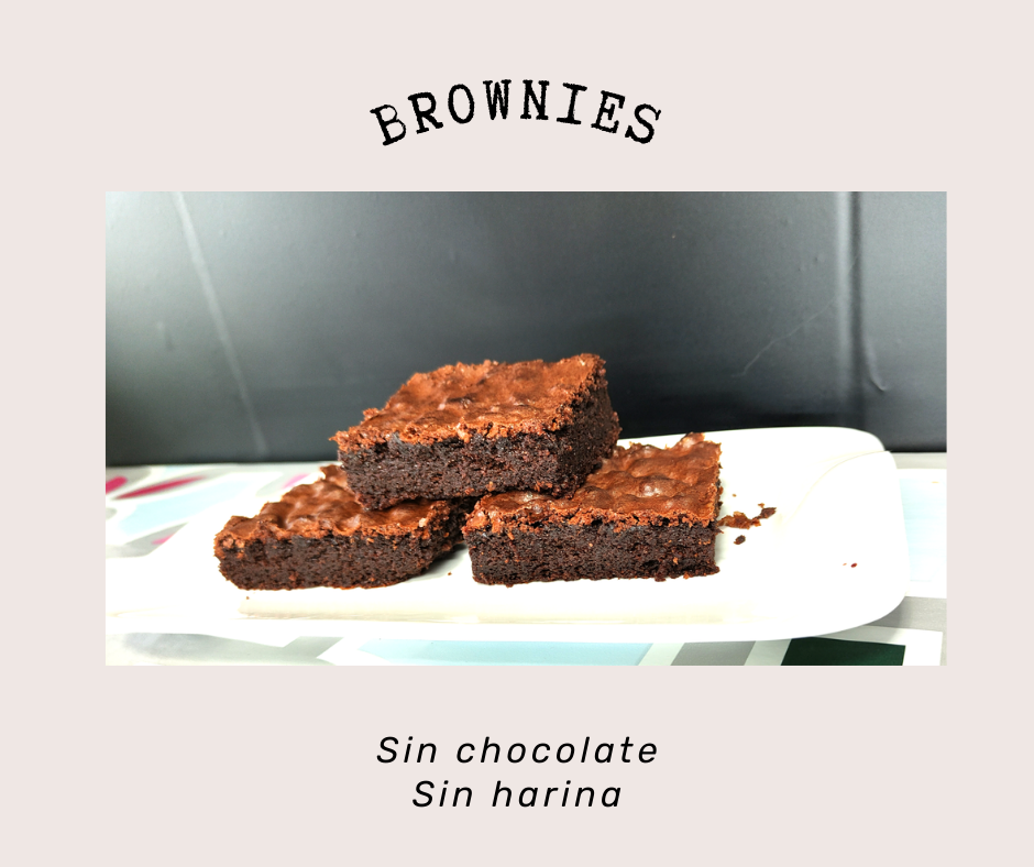 Brownies, sin chocolate, sin harina Receta fácil, rápida y económica ~  COCINA PARA CURIOSOS