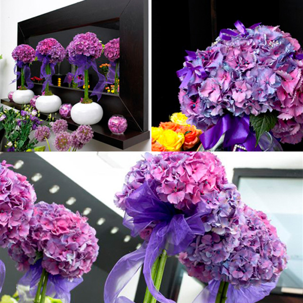 Hydrangeas as wedding flower