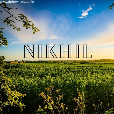 nikhil name style font for instagram