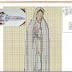 Punto de cruz Virgen de Fátima
