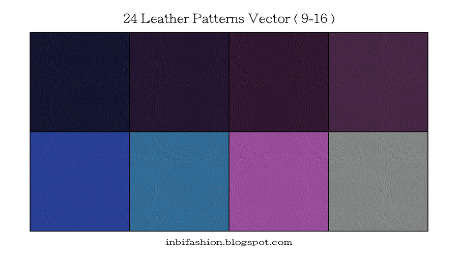 24 Leather Patterns Vector ( 9-16 )