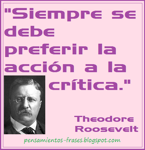 frases de Theodore Roosevelt