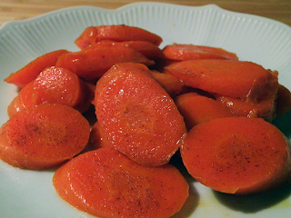 Plate of Honeyed Carrots