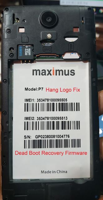 Maximus P7 Firmware Flash File