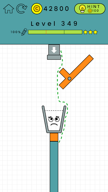 Happy Glass Level 349 Solution, Cheats, Walkthrough 3 Stars for Android and iOS