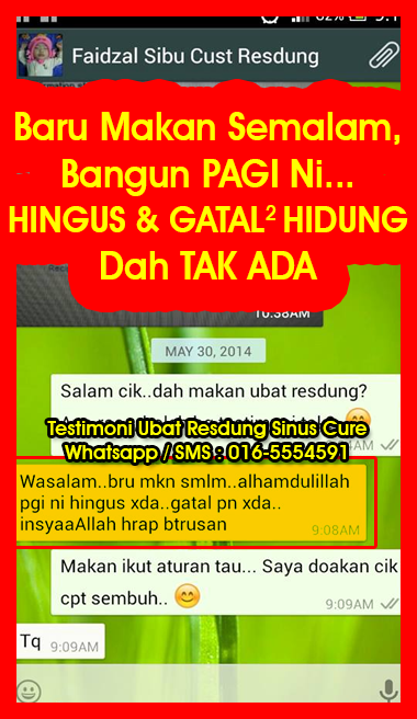 Ubat Resdung Cepat Berkesan Lulus KKM