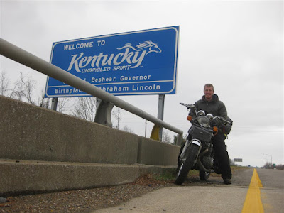 welcome to kentucky, unbridled spirit, motorcycle trip, thousand miles