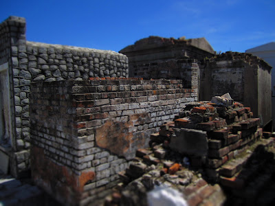 Nearby Tombs – Missing Bricks Used to Etch on X on Marie Laveau’s Tomb?