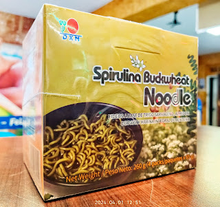 Spirulina Buckwheat Noodle: Fideos Nutritivo con Espirulina