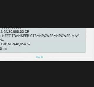 npower May stipend