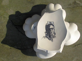 Frida Kahlo in a Cross of Clouds (Version I) by Campello