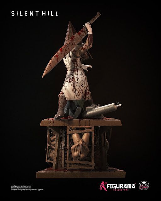 Piramid Head VS James Sunderland  Elite Exclusive Statue Figurama Collectors