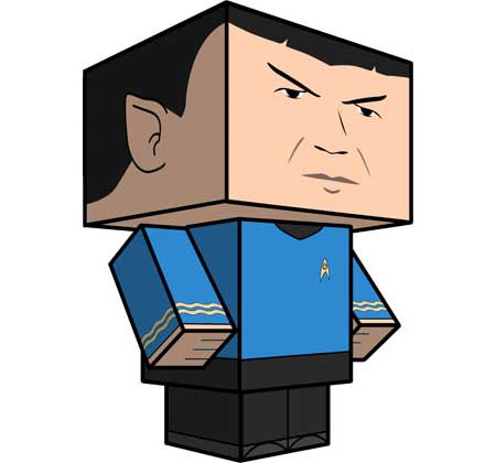 Star Trek Spock Papercraft