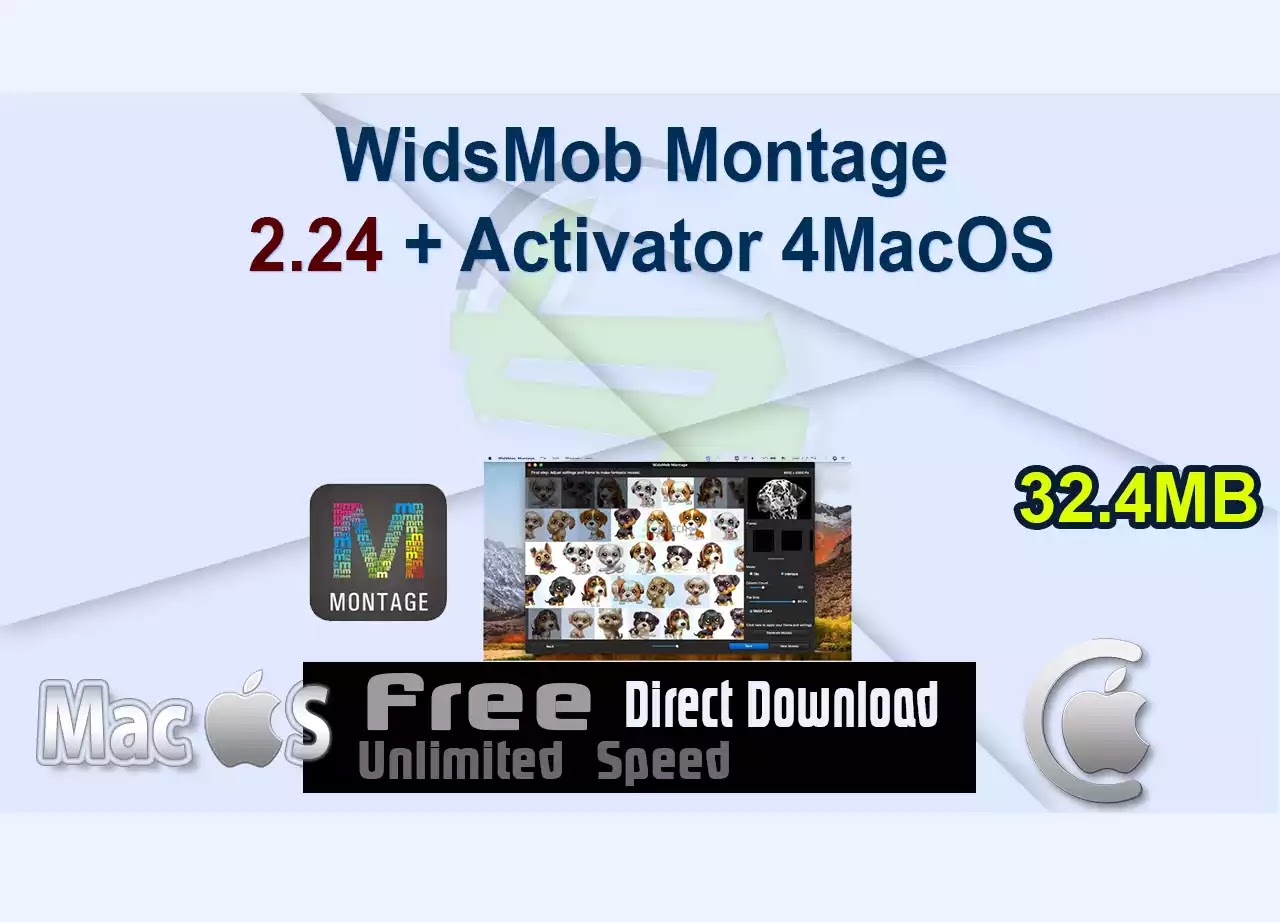 WidsMob Montage 2.24 + Activator 4MacOS