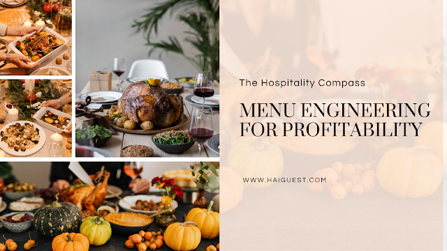 menu engineering for profitability, the hospitality compass