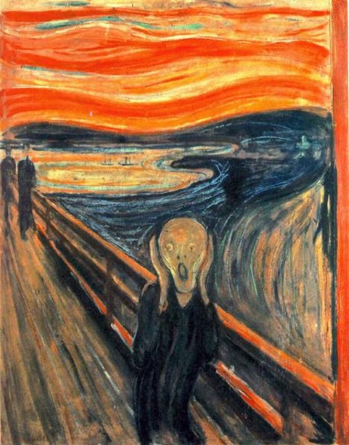 O grito, pintura de Edvard Munch.