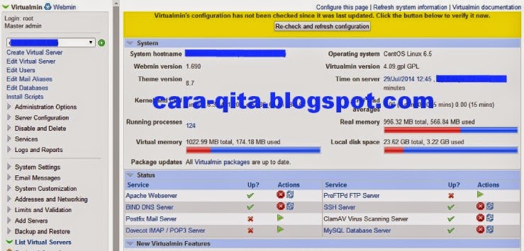 Virtualmin vps hosting