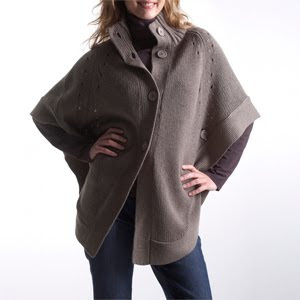 Ladies Knitwear Autumn/Winter 09/10, long cape-style cardigan