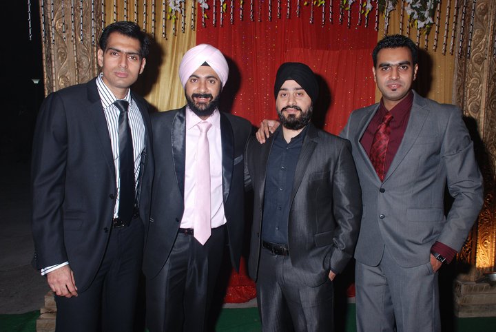 Ravinder Singh with his Real Friends.  Can Love Happen 