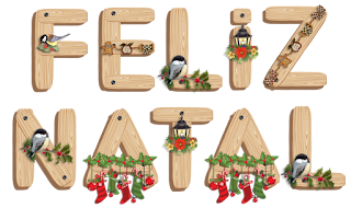 Feliz Natal-Wood