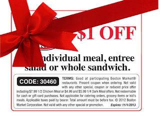 Free Printable Boston Market Coupons