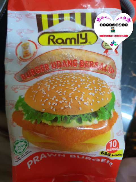 DAGING BURGER PERISA UDANG KELUARAN RAMLY - LADY NADIA 