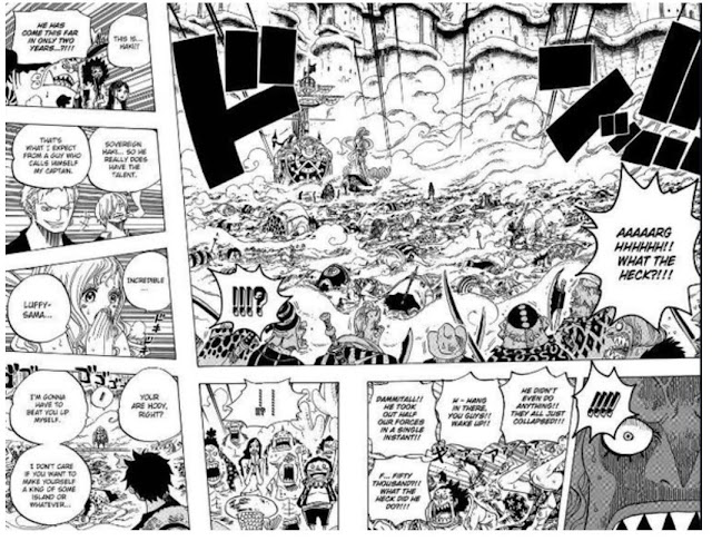 This is how Luffy defeated Kaido's troops alone!