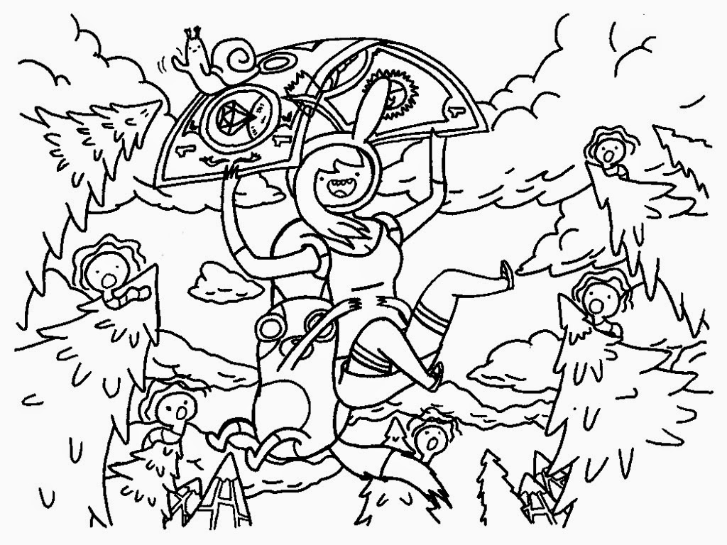 adventure time coloring pages printable